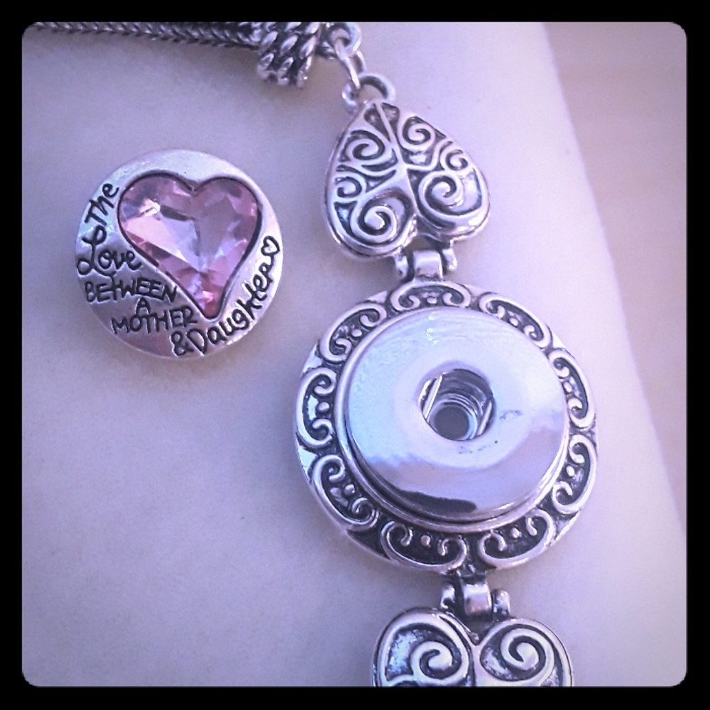 Snap Bracelet with snap charm